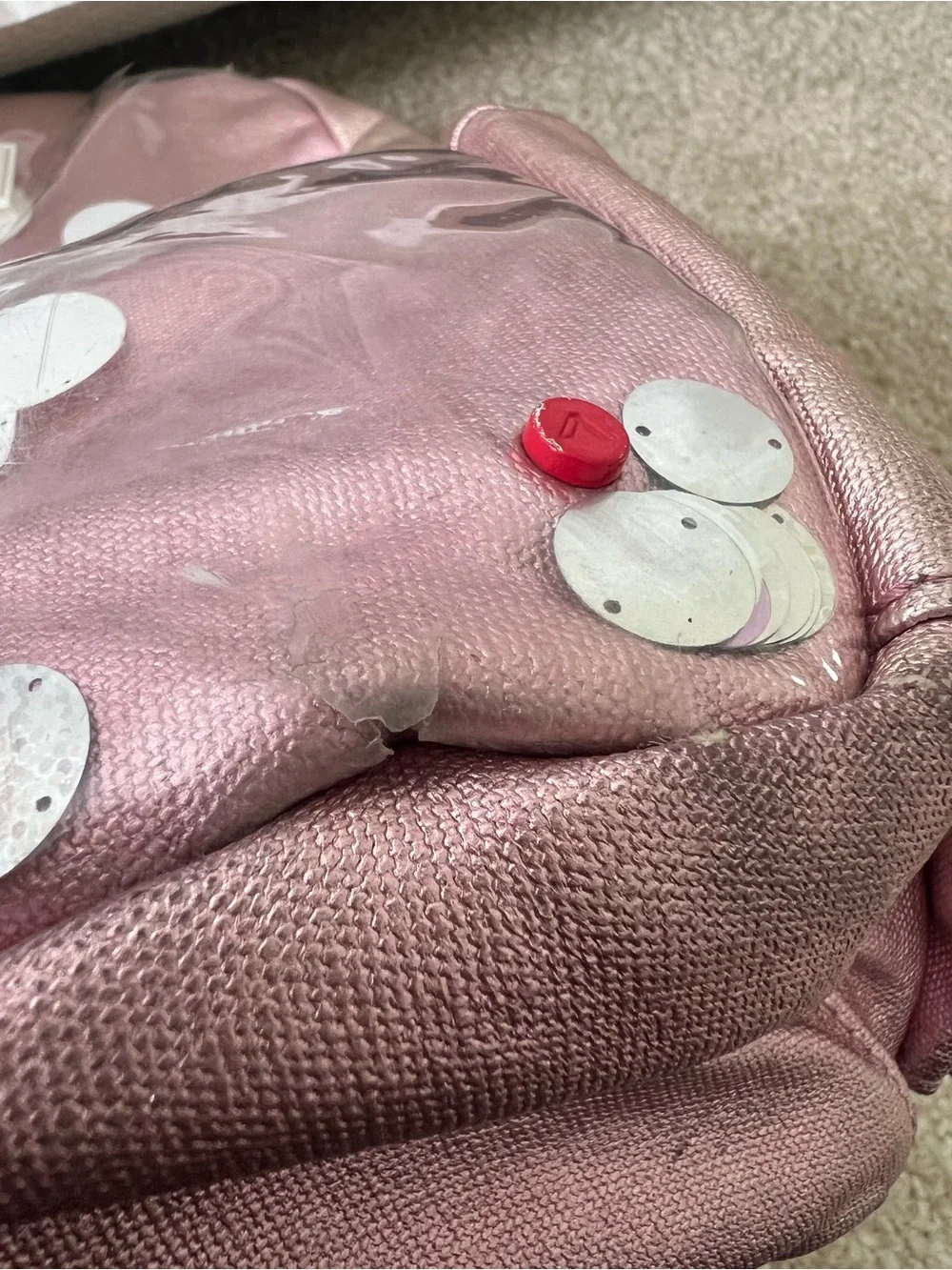 STATE Backpack Rose Metallic Sequin Shaker Backpack